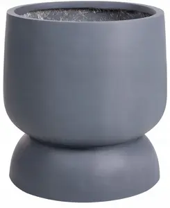 Puķu pods Beliani ARAUCARIA 42 cm, pelēks