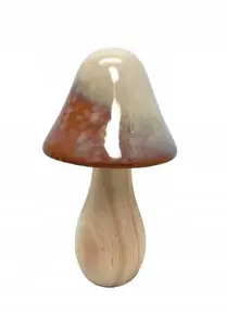 Decorative mushroom figurine affek design HTC3033, 11.7×11.7×21.5 cm