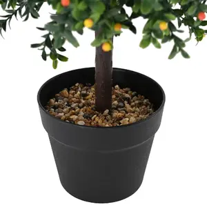 Artificial plant with fruits and pot VidaXL 35x50 cm Green