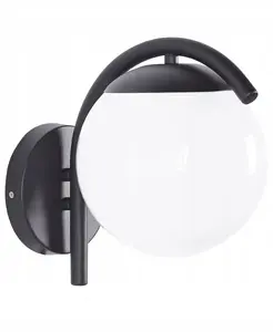 Wall Light Beliani KULSI Black — outdoor wall lamp, model 562066 Bel