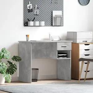 Galds VidaXL modelis 869269, pelēks, 90 cm x 49,5 cm