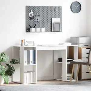 Galds VidaXL modelis 869498 balts 130 cm x 50,5 cm