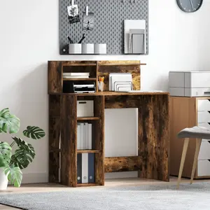 Письменный стол VidaXL Brązowe 90 x 48 см, модель 869526, коричневый