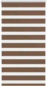 Roller zebra blind VidaXL model 4014335, birch pattern fabric width 75.9 cm, polyester