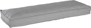 Spilvenu komplekts paletes solam VidaXL 120 x 40 x 8 cm, Oxford audums, pelēks, 2 gab.