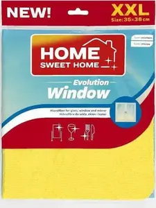 Тряпка для окон Spontex HSH Window Evolution — многоразовая салфетка для стекол и зеркал