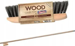 Āra birste Spontex Wood Collection modelis 97066057 — ar koka kātu, āra lietošanai