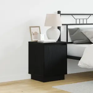 Nightstand VidaXL model 869596 black oak 39 x 34.5 x 50 cm