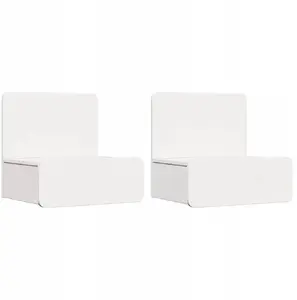 Тумбочка VidaXL 44 x 32,5 x 40 см Масив сосны, белое покрытие