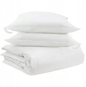 Bedding set VidaXL 3-piece with duvet and pillow, white — model 3376984