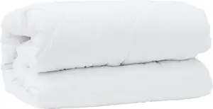 Duvet with pillow set VidaXL 3 pcs White 240 x 200 cm Microfiber
