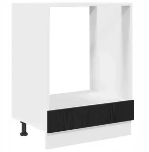 Шкаф для духовки VidaXL 60 x 46 x 81.5 см, цвет черный дуб