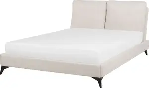Тканевый кровать Beliani MELLE 140 x 200 см, бежевый