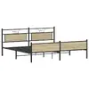 Каркас кровати VidaXL 3325128 дуб 207x207 см Photo 4