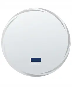 Bathroom LED Mirror Beliani TANAY 60 x 60 cm with Built-in Bluetooth Speaker, Silver