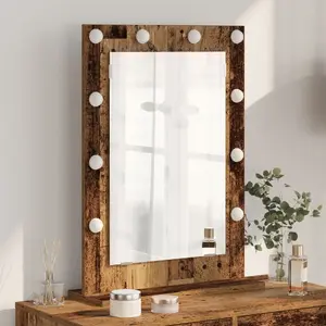 Mirror VidaXL dressing table Stare drewno solid wood 70 x 50 x 18 cm