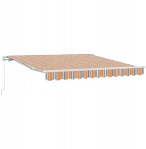 Выдвижная маркиза VidaXL 350 x 250 см, тканевая, модель 3330285