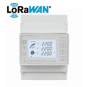 Трёхфазный электрический счётчик electro base 3F-4DIN 4341 LoRaW, мульти тарифный, LoRaWAN