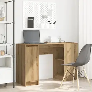 Стол VidaXL модель 861822 Dąb Artisan 120 x 42 см — письменный деревянный стол