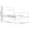 Каркас кровати VidaXL 3318708 Photo 9