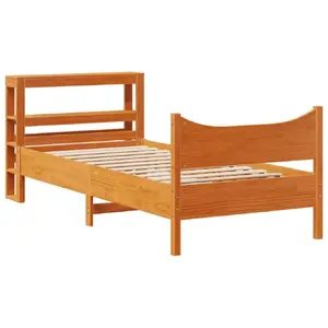 Каркас кровати VidaXL 3306329, коричневый, 81 см x 2,15 м x 82 см