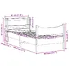 Каркас кровати VidaXL 3306329 Photo 11