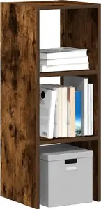 Книжная полка VidaXL, цвет «дымчатый дуб», размеры 30×30×80 см, модель 858811