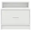 Тумбочка VidaXL 858669 — 1 ящик, белая Photo 4