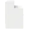 Тумбочка VidaXL 858669 — 1 ящик, белая Photo 6