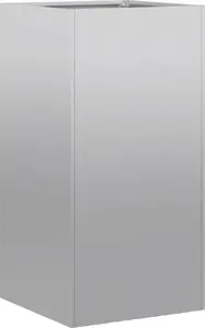 Кашпо VidaXL оцинкованная сталь 40×40×80 см