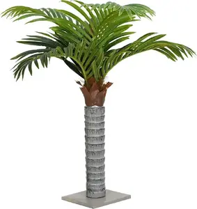 Artificial Palm Tree VidaXL model 4103576, 150 cm, 12 leaves, green