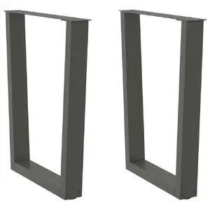 Запчасть для стола VidaXL 4012618, металл, антрацит, для помещений, ширина 313 мм, высота 700 мм