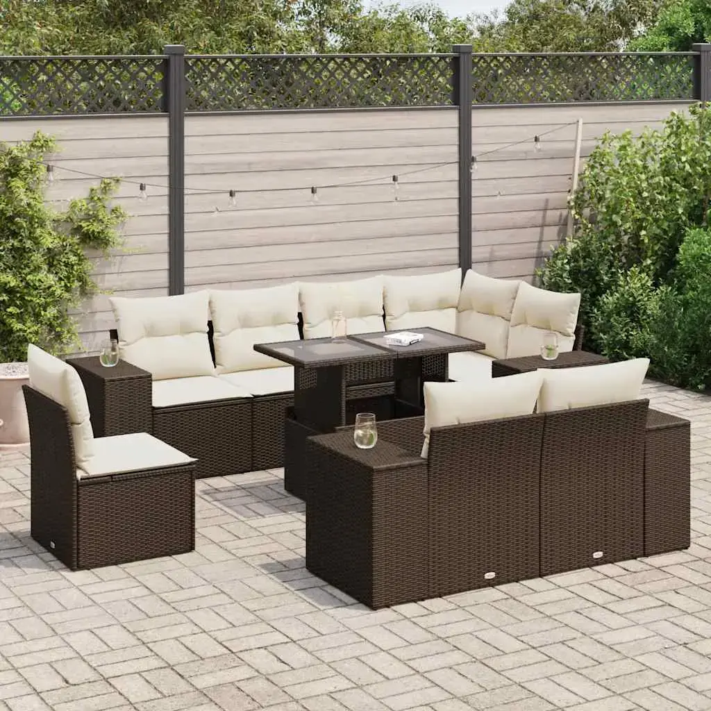 VidaXL уличный комплект мебели 3269303 — 9 предметов Photo 2