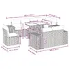 VidaXL уличный комплект мебели 3269303 — 9 предметов Photo 14