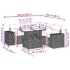 VidaXL 3269163 комплект уличной мебели из 6 предметов Photo 10