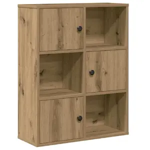 Книжный шкаф VidaXL 860399, дубовый цвет, деревянный каркас и полки, 600×240×1015 мм