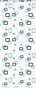 Shower roller blind with cassette VidaXL 100 x 240 cm — fabric width 96 cm