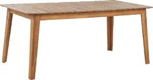 Уличный обеденный стол Beliani FORNELLI 180 x 90 см из акации