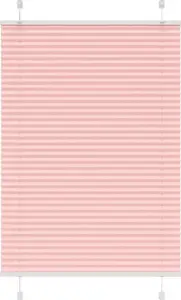 Pleated Roller Blind VidaXL 90x100 cm Pink — Fabric Width 89.4 cm