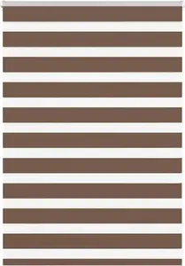 Roller zebra blind VidaXL, birch pattern fabric, fabric width 110.9 cm, polyester