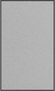 Durvju paklājs VidaXL 90x150 cm, pelēks, modelis 4105640
