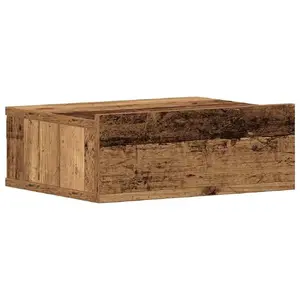 Тумба прикроватная VidaXL 861119 Wood, деревянная, 400×320×150 мм, нагрузка столешницы 40 кг