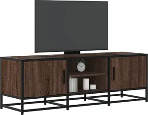 Тумба под телевизор VidaXL, оттенок коричневый дуб, 120 x 35 x 41 см, модель 848843