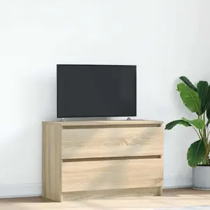 Тумба под ТВ VidaXL Sonoma Oak 80x35x54 см клееная древесина