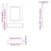 Кухонный/столовый шкаф VidaXL 853648 Photo 8