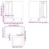 Kitchen/dining storage cabinet VidaXL 853752 Photo 12