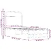 Каркас кровати VidaXL 4100473 Photo 9