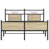 VidaXL gultas rāmis 4106980 ozols 147×196×91,5 cm Photo 5