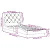 Bed frame VidaXL 3310637 — 95x208 cm Photo 15