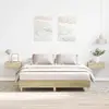 Каркас кровати VidaXL 3328719 дуб 143x203 см Photo 2